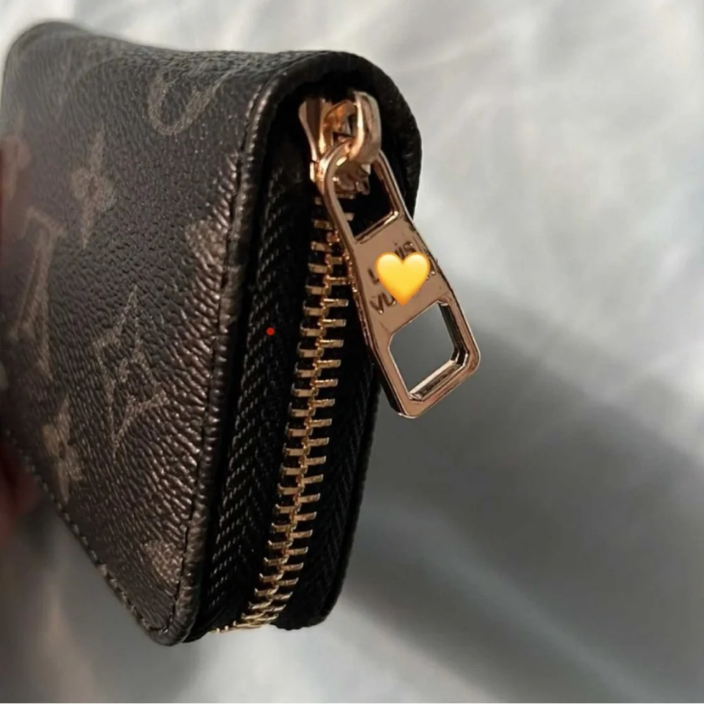 Black Designer Monogram Wallet - Picture 4 of 6